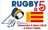 Challenge 29 de Rugby à 5 : Second RdV le dimanche 6 mars 2016 à Pont l'Abbé 