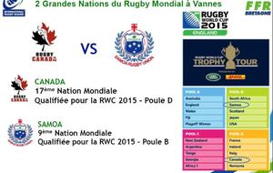 Gagnez des places pour le match Canada-Samoa du 14 Novembre à Vannes