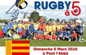 Rugby à 5 à Pont l'Abbé le 6 mars 2016