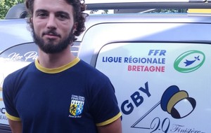 Au revoir Guillaume... Et bienvenue à Damien, nouveau Cadre technique départemental en charge du développement du rugby pour le Finistère nord !