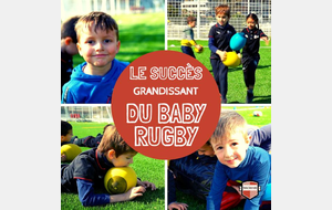 Le succès grandissant du Baby Rugby