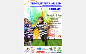 Trophée PENN AR BED des écoles de rugby du Finistère !