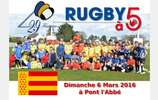 Rugby à 5 à Pont l'Abbé le 6 mars 2016
